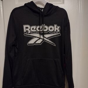 Reebok Black Mesh Hoodie M